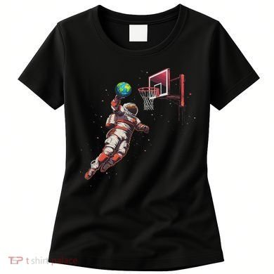 Astronaut Basketball Outer Space Gifts Women Space Women's T-Shirt