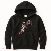 Astronaut Basketball Outer Space Gifts Women Space Kids Hoodie thumb 0