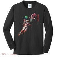 Astronaut Basketball Outer Space Gifts Women Space Kids Long Sleeve Shirt thumb 0