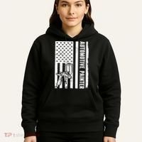 Auto Body Painter USA Flag Automotive Painter Hoodie thumb 5