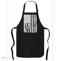 Auto Body Painter USA Flag Automotive Painter Apron thumb 0