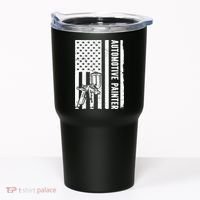Auto Body Painter USA Flag Automotive Painter Tumbler thumb 0