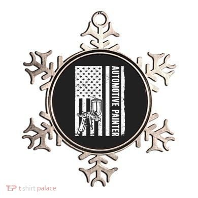 Auto Body Painter USA Flag Automotive Painter Ornament