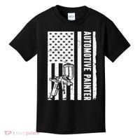 Auto Body Painter USA Flag Automotive Painter Kids T-Shirt thumb 0