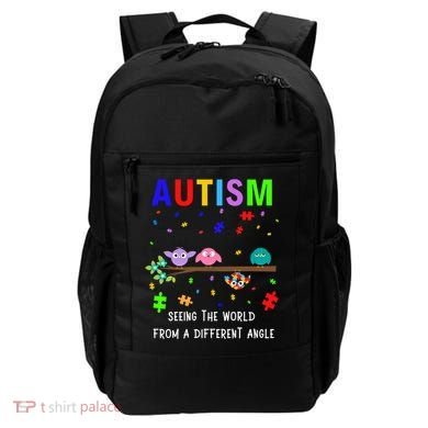 Autism Bird Puzzle Seeing The World From A Different Angle Gift Backpack