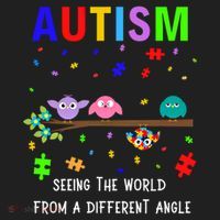 Autism Bird Puzzle Seeing The World From A Different Angle Gift Beanie thumb 2