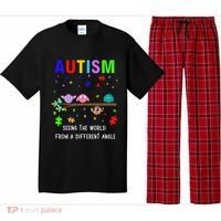 Autism Bird Puzzle Seeing The World From A Different Angle Gift Pajama Set thumb 0