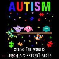Autism Bird Puzzle Seeing The World From A Different Angle Gift Women's Hoodie thumb 2