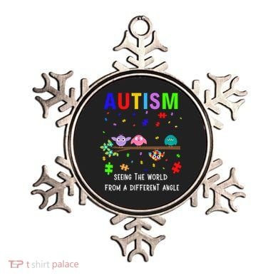 Autism Bird Puzzle Seeing The World From A Different Angle Gift Ornament