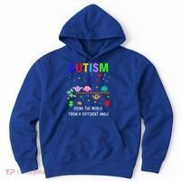 Autism Bird Puzzle Seeing The World From A Different Angle Gift Hoodie thumb 0