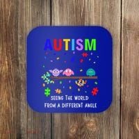 Autism Bird Puzzle Seeing The World From A Different Angle Gift Coaster thumb 0