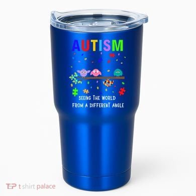 Autism Bird Puzzle Seeing The World From A Different Angle Gift Tumbler
