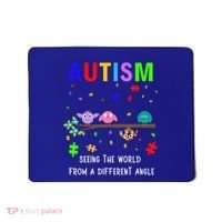 Autism Bird Puzzle Seeing The World From A Different Angle Gift Mousepad thumb 0