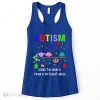 Autism Bird Puzzle Seeing The World From A Different Angle Gift Women's Tank Top thumb 0