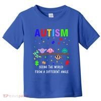 Autism Bird Puzzle Seeing The World From A Different Angle Gift Toddler T-Shirt thumb 0