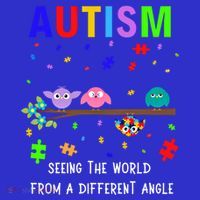 Autism Bird Puzzle Seeing The World From A Different Angle Gift Women's Long Sleeve Shirt thumb 2