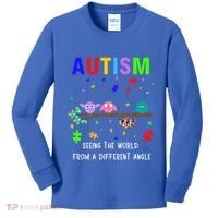 Autism Bird Puzzle Seeing The World From A Different Angle Gift Kids Long Sleeve Shirt thumb 0