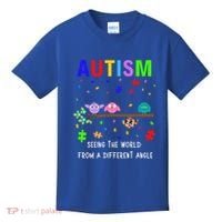 Autism Bird Puzzle Seeing The World From A Different Angle Gift Kids T-Shirt thumb 0