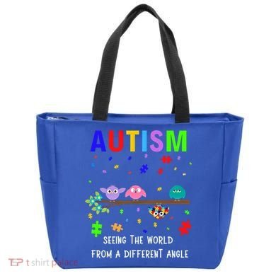 Autism Bird Puzzle Seeing The World From A Different Angle Gift Tote Bag