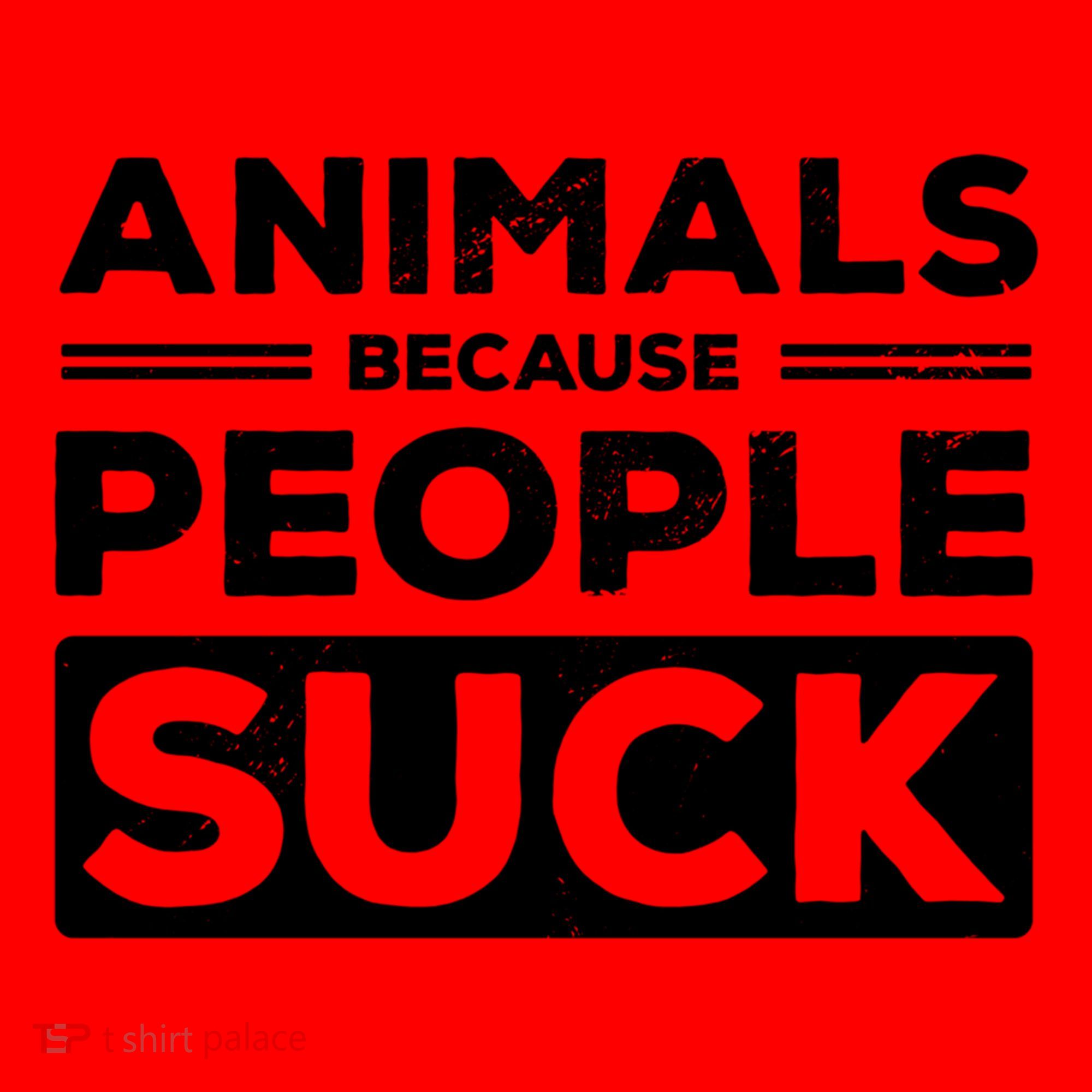 Animals Because People Suck Animal Lover Animal Keeper Zoo Gift Santa Hat