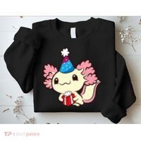 Axolotl Birthday Party Cute Axolotl Birthday Party Axolotl Sweatshirt thumb 2