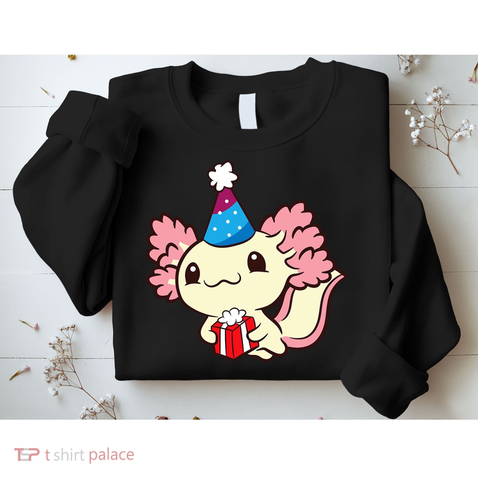 Axolotl Birthday Party Cute Axolotl Birthday Party Axolotl Sweatshirt
