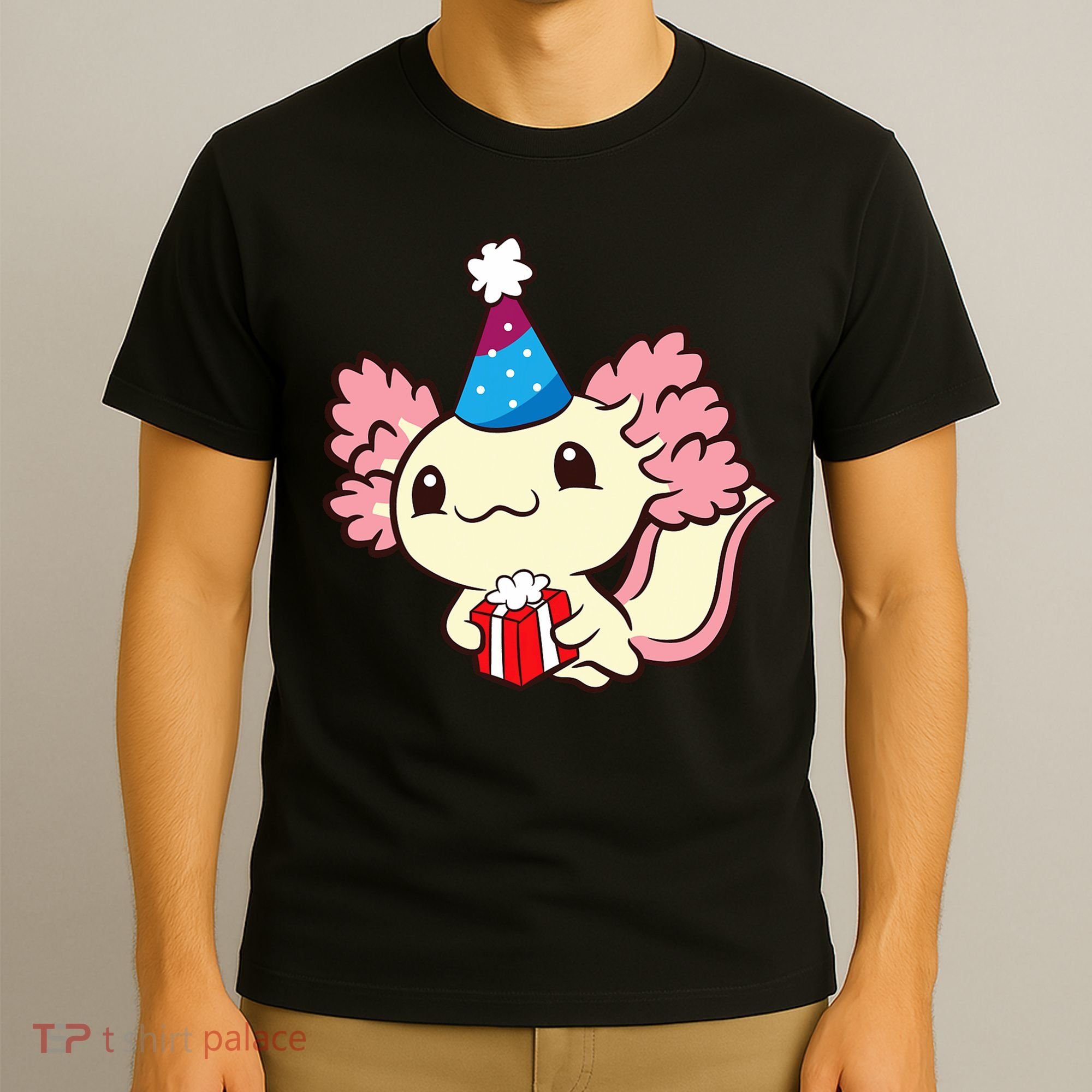 Axolotl Birthday Party Cute Axolotl Birthday Party Axolotl T-Shirt