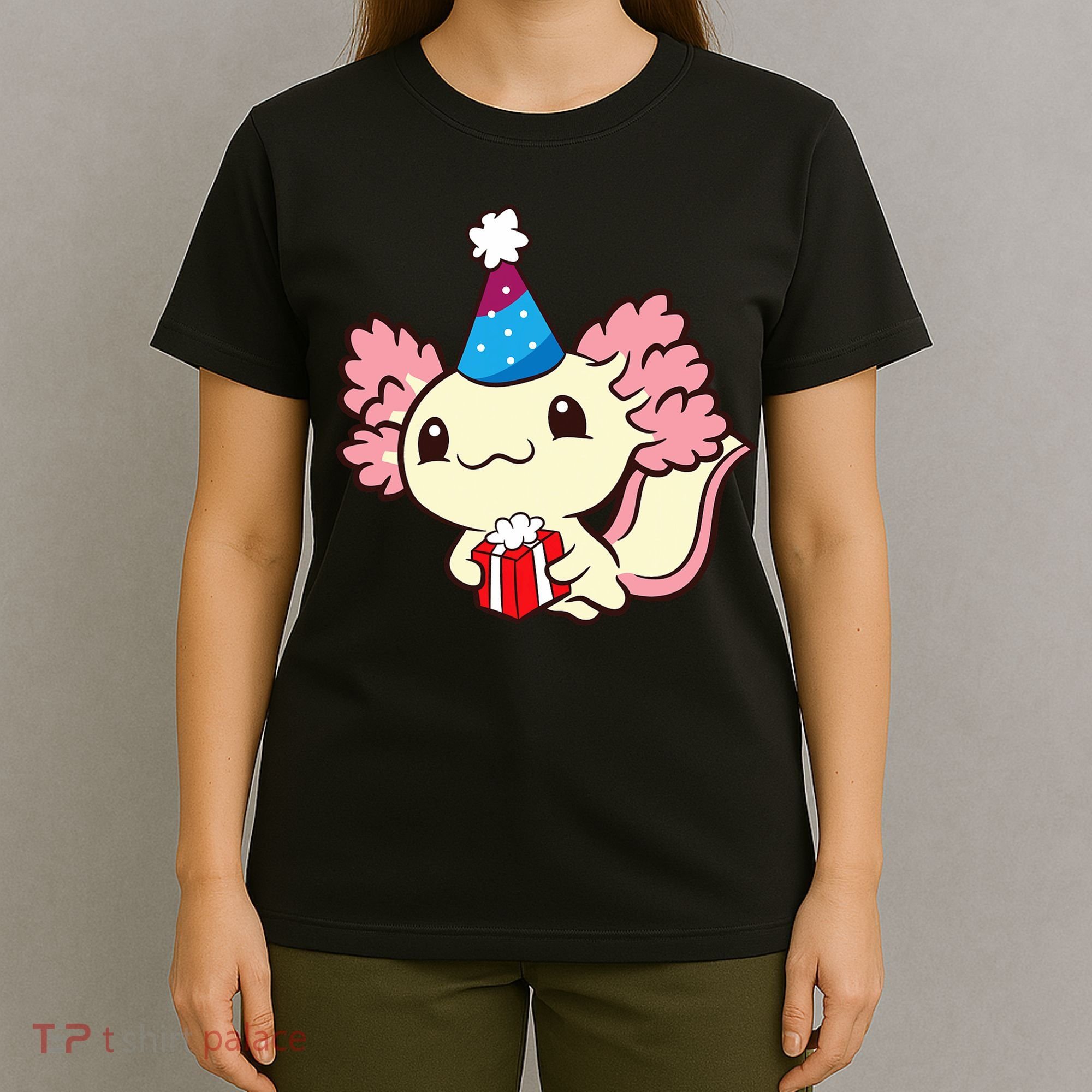 Axolotl Birthday Party Cute Axolotl Birthday Party Axolotl T-Shirt