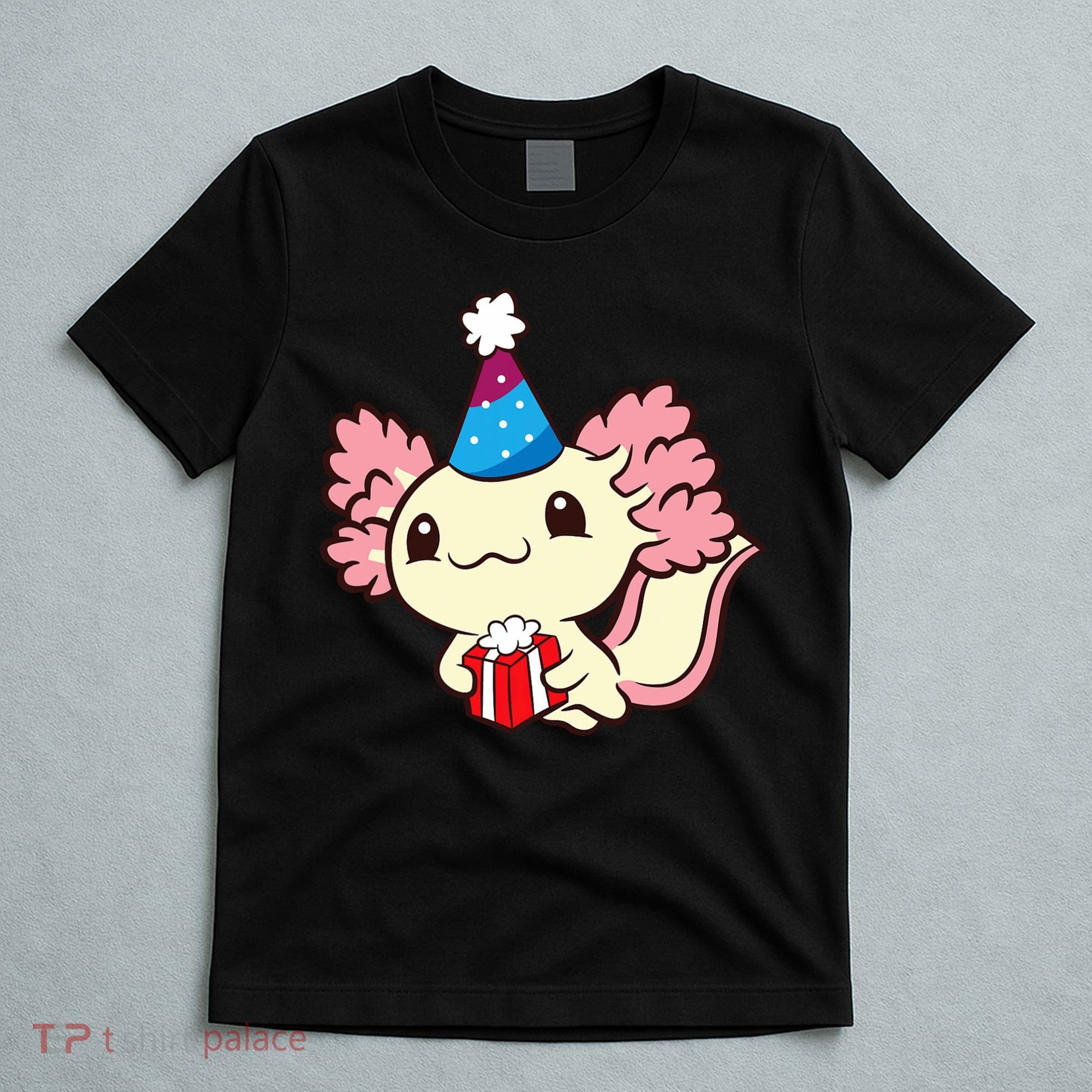 Axolotl Birthday Party Cute Axolotl Birthday Party Axolotl T-Shirt
