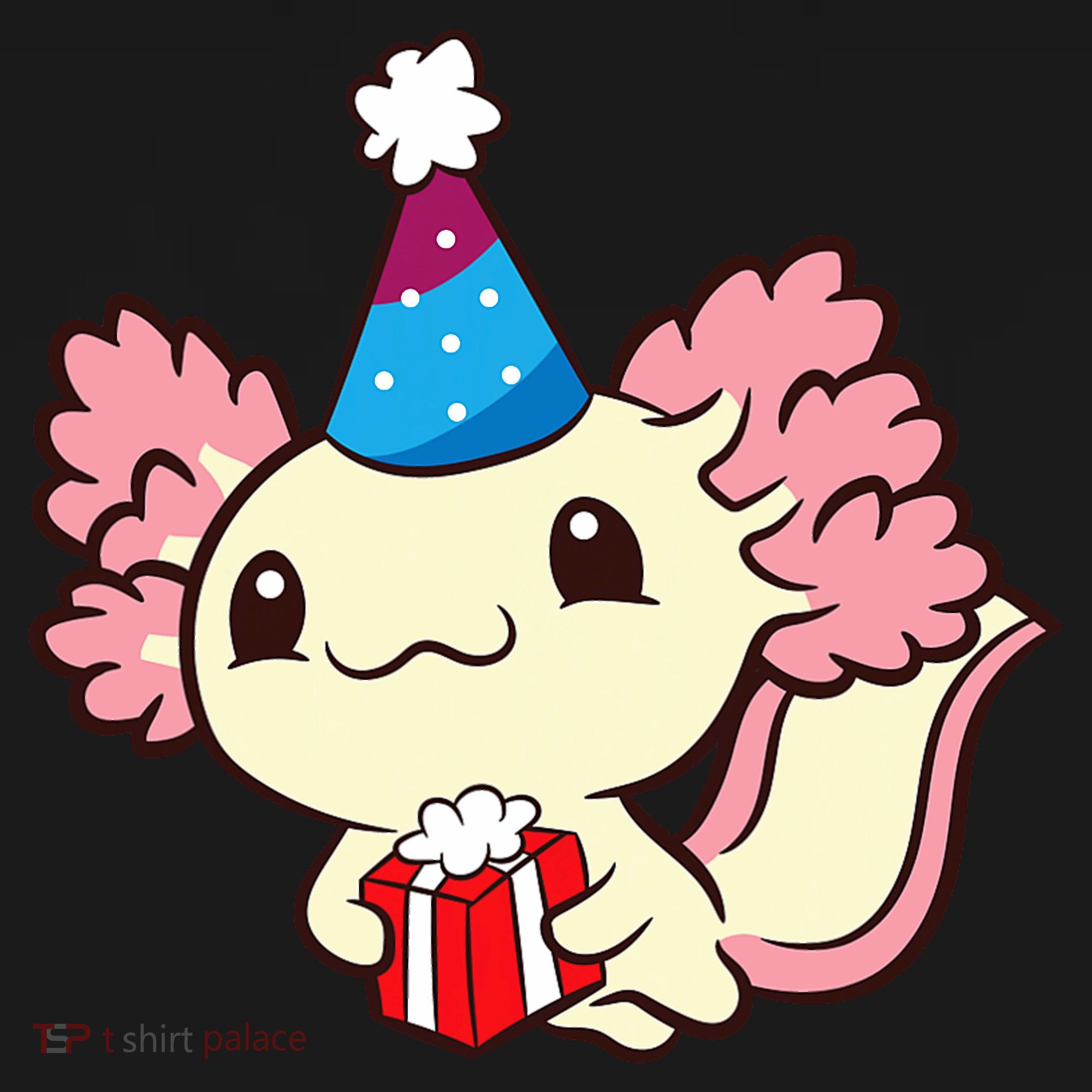 Axolotl Birthday Party Cute Axolotl Birthday Party Axolotl T-Shirt