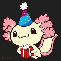Axolotl Birthday Party Cute Axolotl Birthday Party Axolotl Beanie thumb 2