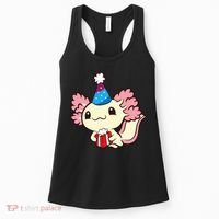 Axolotl Birthday Party Cute Axolotl Birthday Party Axolotl Women's Tank Top thumb 0