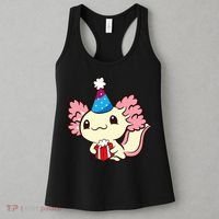 Axolotl Birthday Party Cute Axolotl Birthday Party Axolotl Women's Tank Top thumb 3
