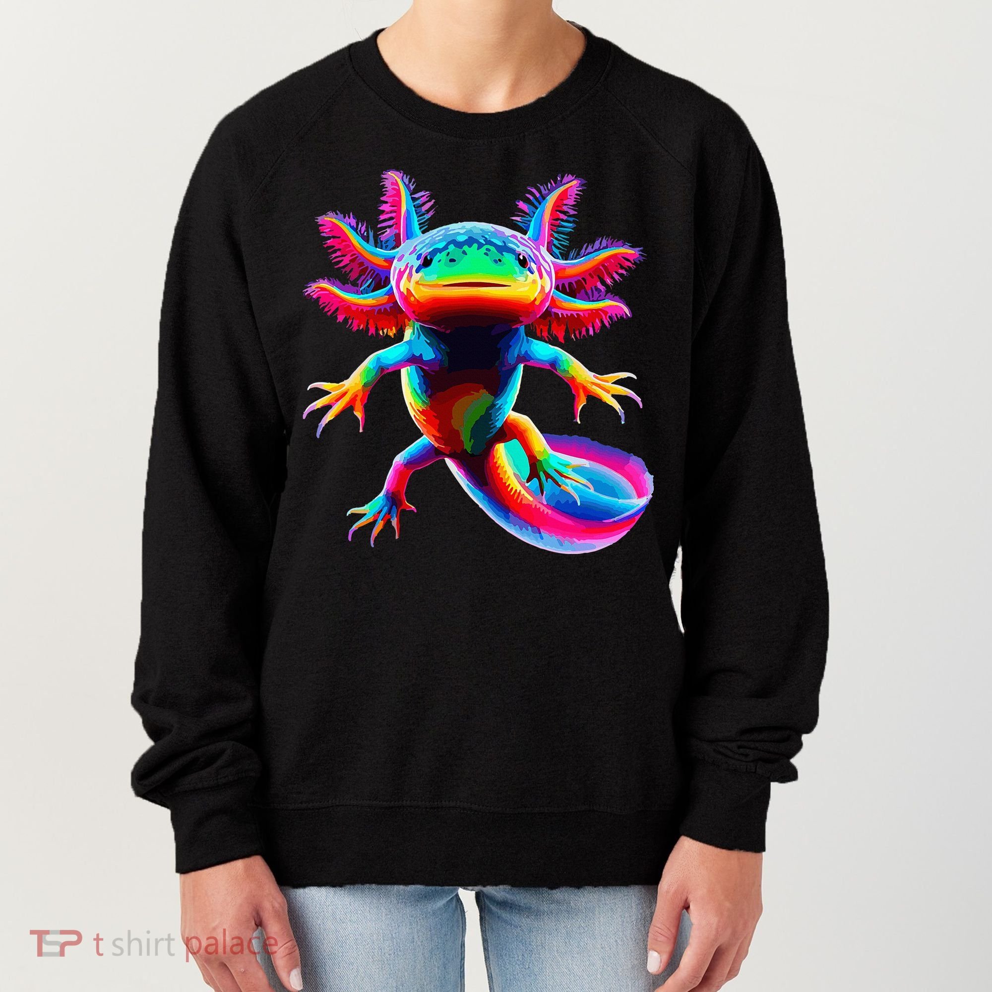 Axolotl Beautiful Pop Art Axolotl Women's Sweatshirt