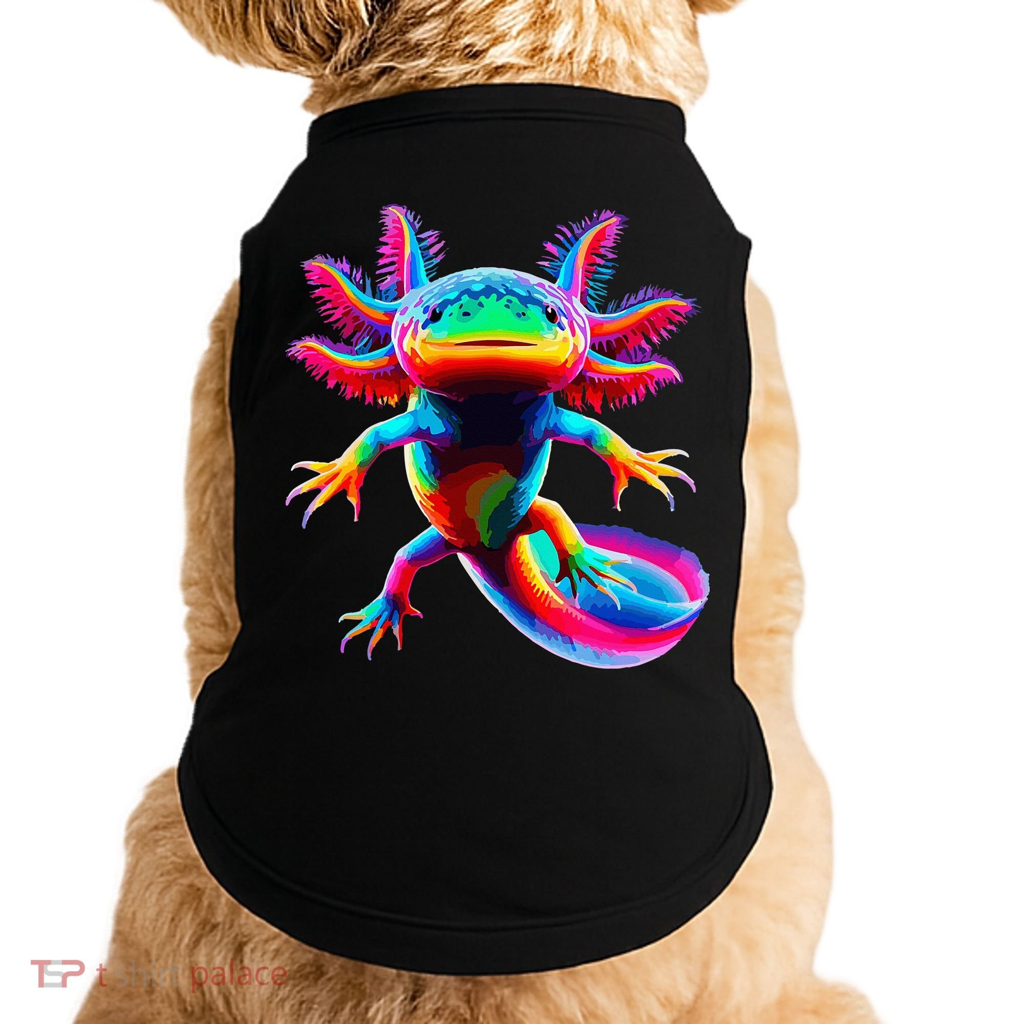 Axolotl Beautiful Pop Art Axolotl Doggie Tank