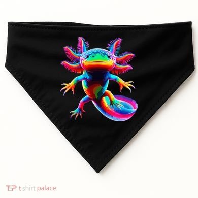 Axolotl Beautiful Pop Art Axolotl USA-Made Doggie Bandana