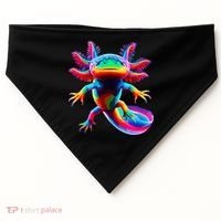 Axolotl Beautiful Pop Art Axolotl USA-Made Doggie Bandana thumb 0