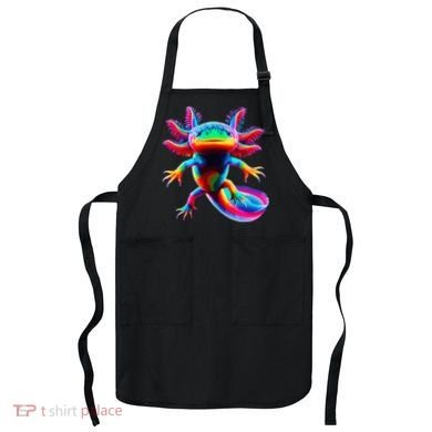 Axolotl Beautiful Pop Art Axolotl Apron