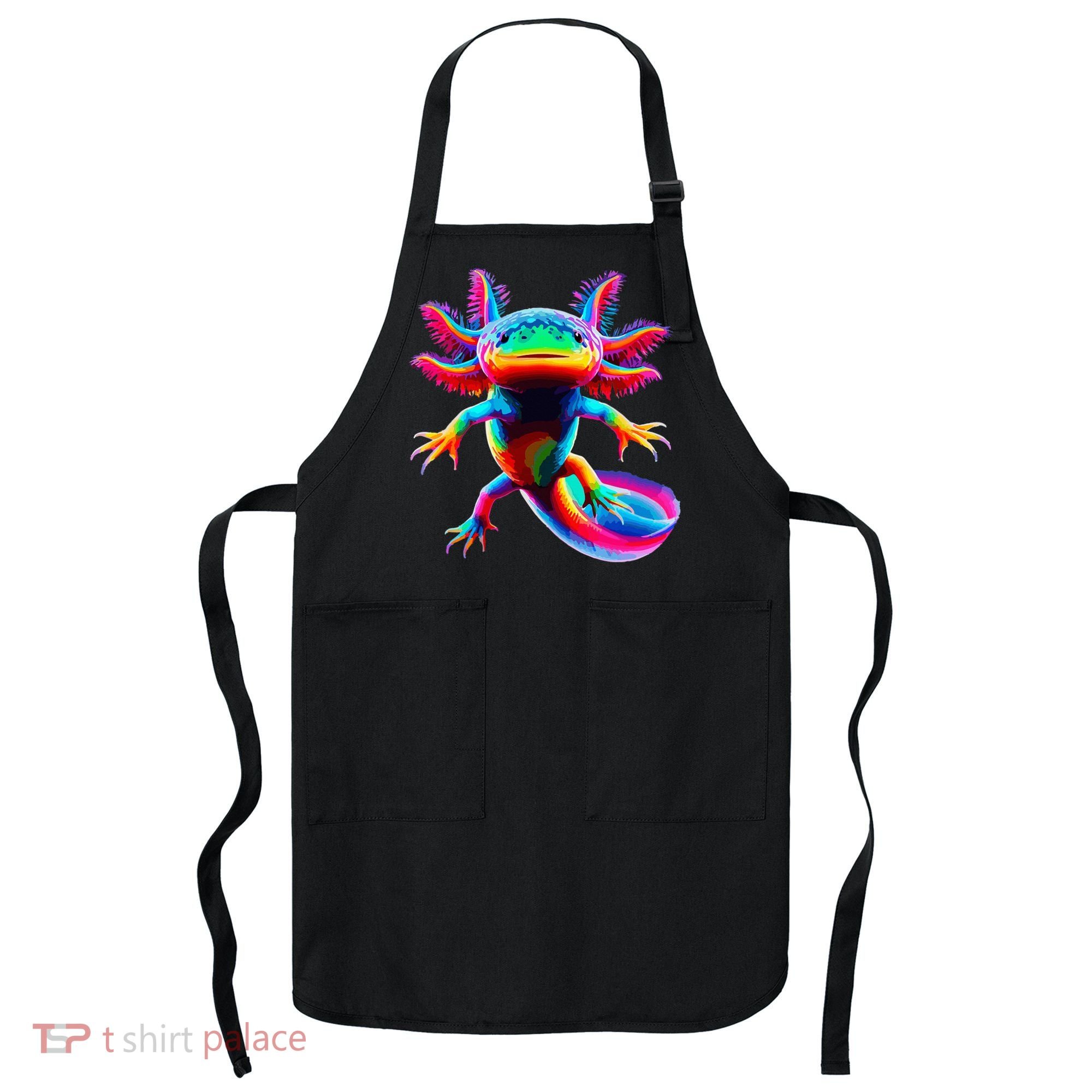 Axolotl Beautiful Pop Art Axolotl Apron