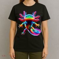 Axolotl Beautiful Pop Art Axolotl T-Shirt thumb 4
