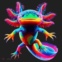 Axolotl Beautiful Pop Art Axolotl Beanie thumb 2
