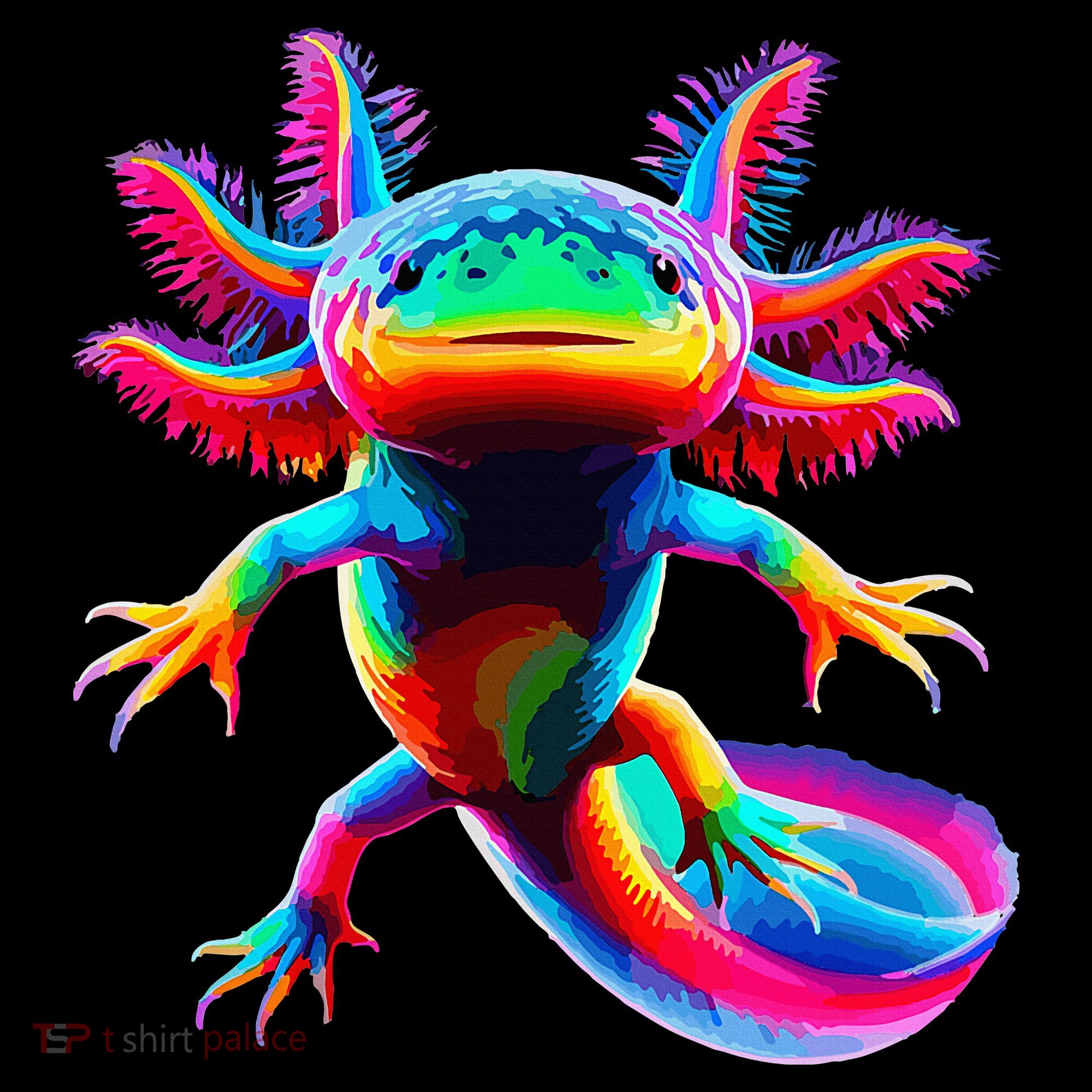 Axolotl Beautiful Pop Art Axolotl Mousepad