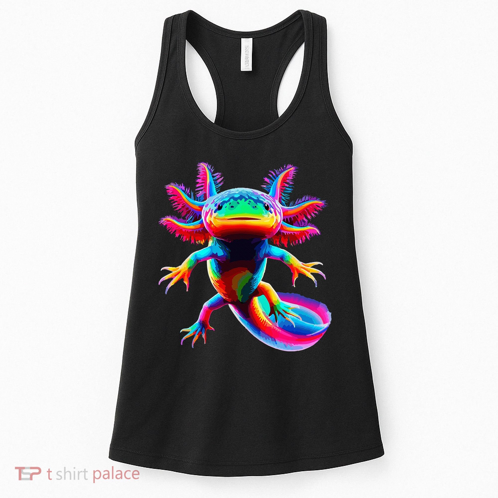 Axolotl Beautiful Pop Art Axolotl Women's Tank Top