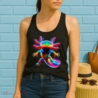 Axolotl Beautiful Pop Art Axolotl Women's Tank Top thumb 2