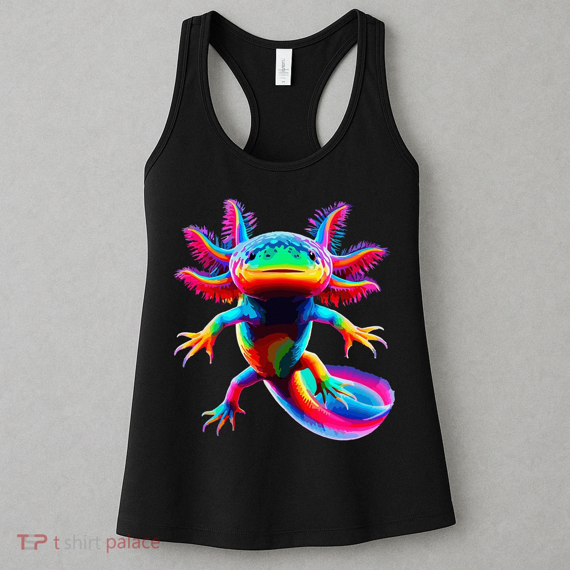 Axolotl Beautiful Pop Art Axolotl Women's Tank Top