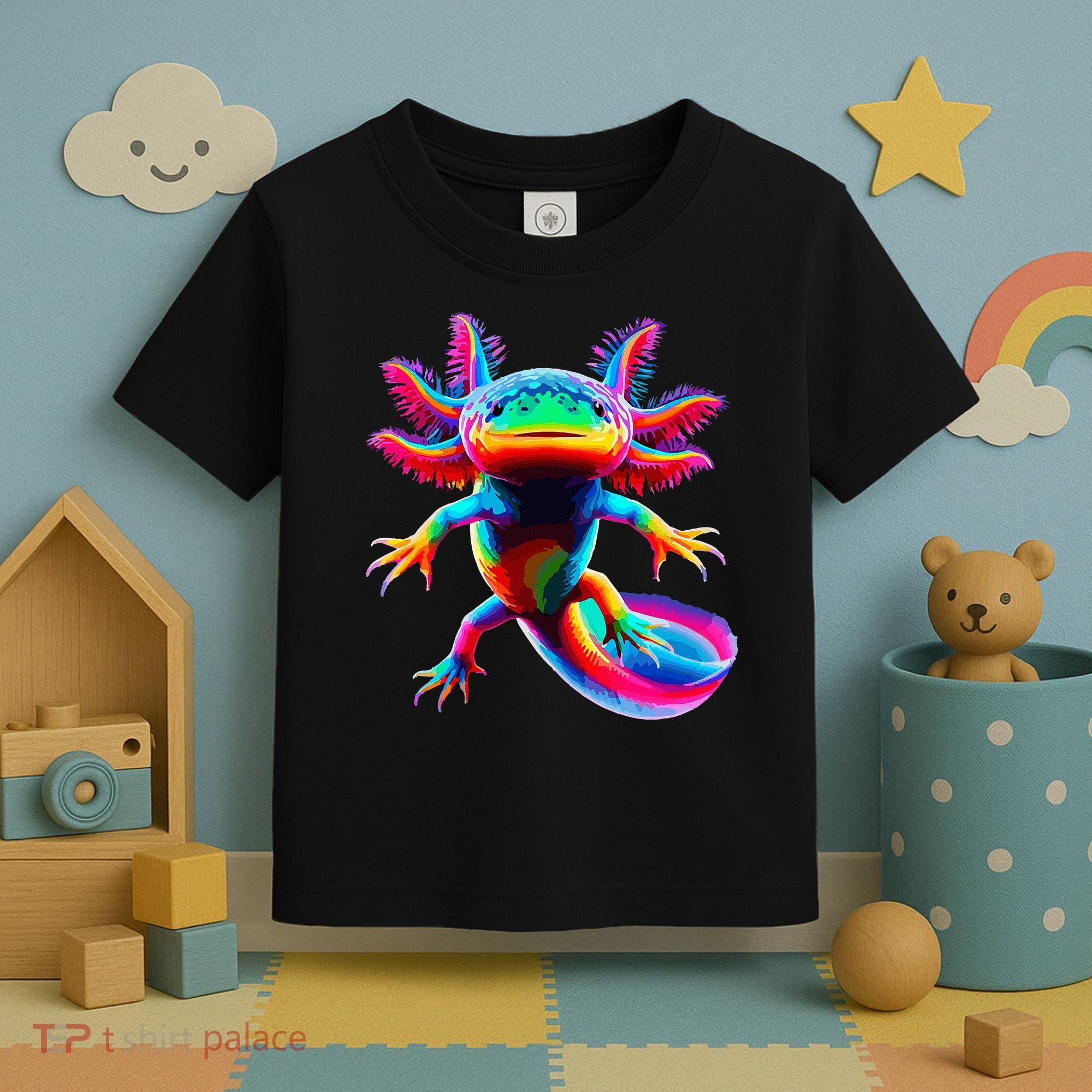 Axolotl Beautiful Pop Art Axolotl Toddler T-Shirt