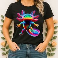 Axolotl Beautiful Pop Art Axolotl Women's T-Shirt thumb 2