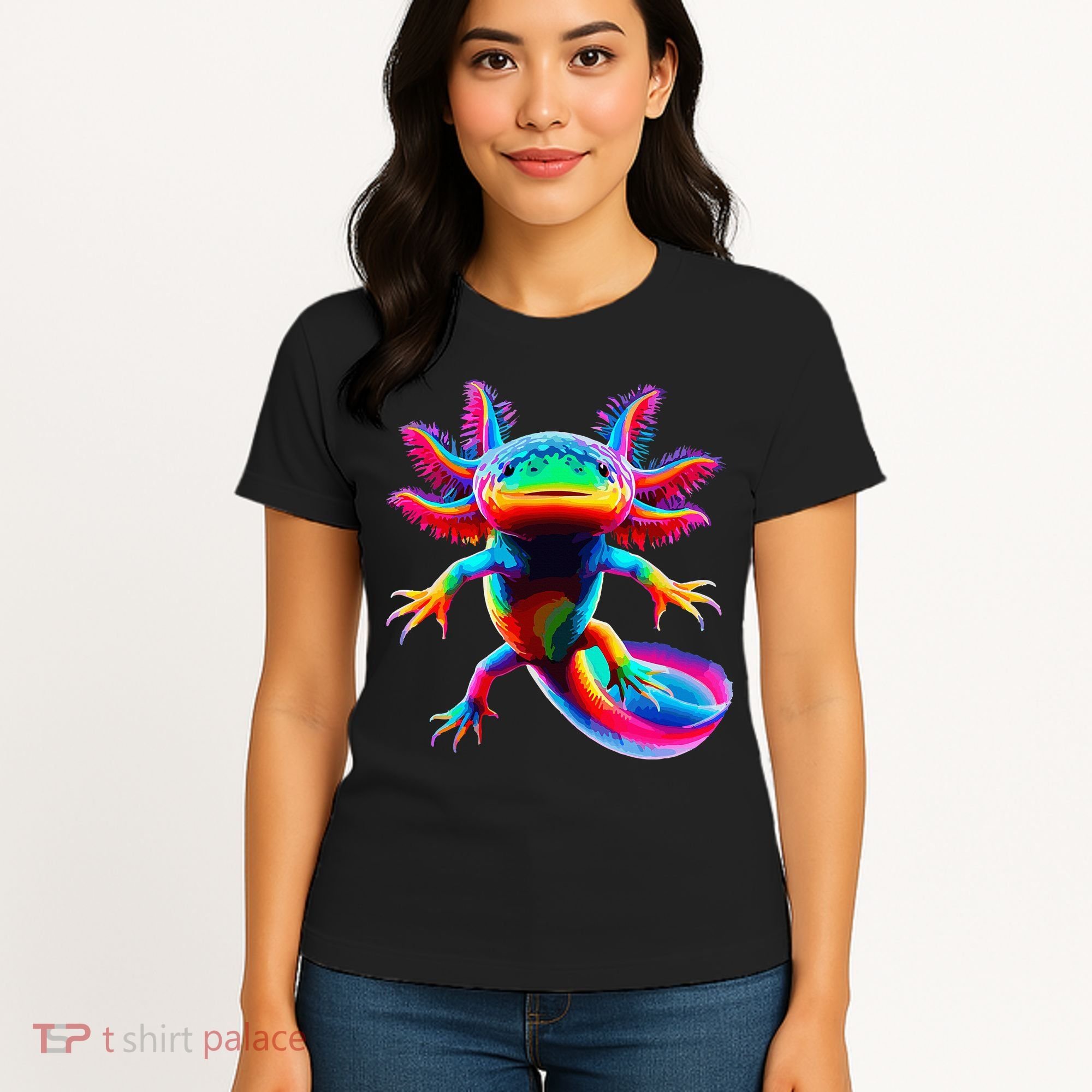 Axolotl Beautiful Pop Art Axolotl Women's T-Shirt