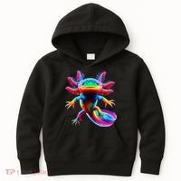 Axolotl Beautiful Pop Art Axolotl Kids Hoodie thumb 0