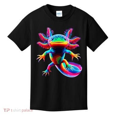 Axolotl Beautiful Pop Art Axolotl Kids T-Shirt
